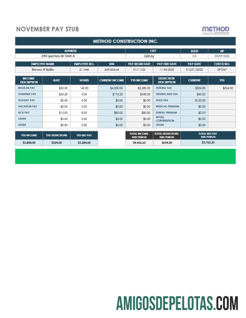 Realista Modelo de recibo de pagamento em formatos Word e PDF.pdf, 1